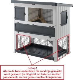 Ferplast Grand Lodge 140 Konijnenhok Onderdeel Draad Raster