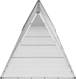 VidaXL Konijnenhok 504,5×80,5×71 Cm Gegalvaniseerd Staal Antraciet