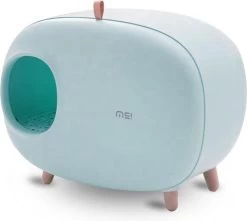 MakeSure Kattenbak Met Lade – Mintgroen – 60 X 38 X 45 Cm – Design