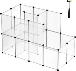 Cavia Kooi – Buitenverblijf – Konijnen Kooi – Hamsterkooi – Transparant