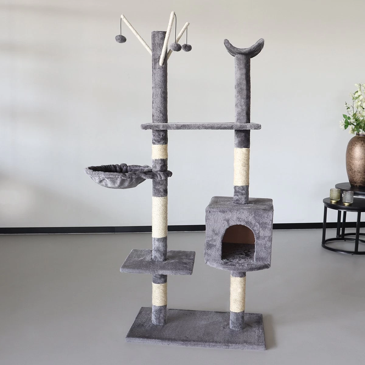 Katten Krabpaal Kattenhuis Roos