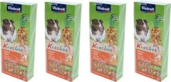 Vitakraft – Knaagdiersnack – 2 In 1 Cavia Kracker Met Honing – 112 Gram – Per 4 Doosjes