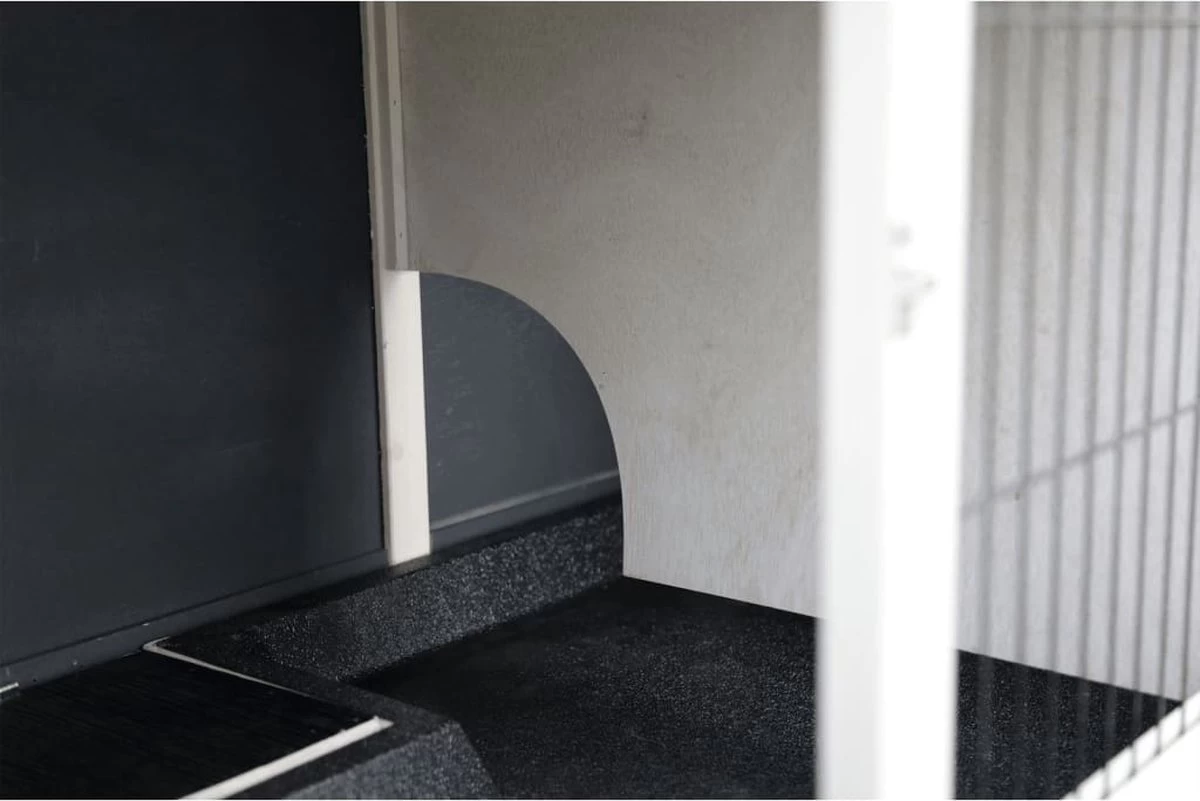 Kerbl Konijnenhok Villa 118x68x118 Cm Geglazuurd Hout