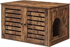 Kattenbak – Kattenhuis – Met Deuren – Vintage – Bruin