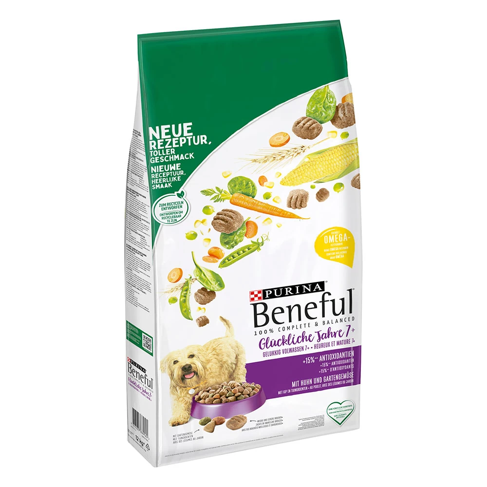 Beneful 7+ Kip, Tuingroenten En Vitaminen Hondenvoer – 12 Kg
