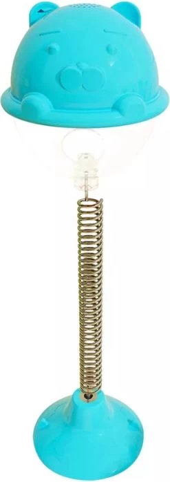 Speelgoed Met Zuignap Voor Katten In De Vorm Van Een Bal / Kattenspeeltje / Speeltje Voor Poesjes & Katten / Kattenspeelgoed – Kattenspeeltjes – Blauw