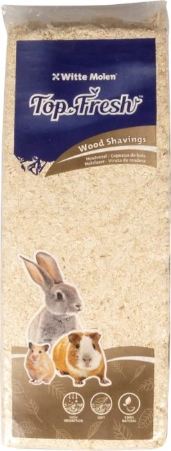 Witte Molen Top Fresh Houtvezel Naturel 1 Kg