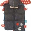 Lief! Hondenspeelgoed Canvas Hond Met Piep Uni Denim 16 CM