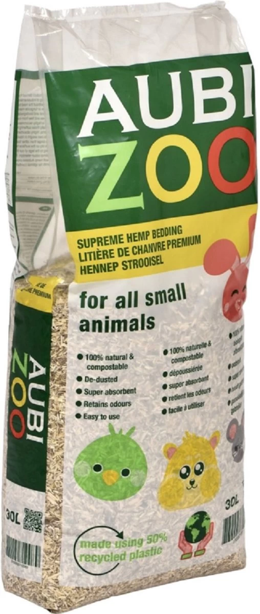 Bodembedekking Hennep Strooisel Hennepvezel 30L