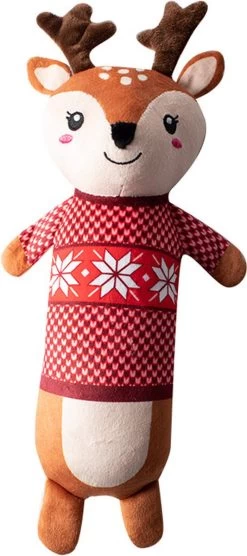 Petshop By Fringe Studio – 314099 – Looking Cool – Hondenspeelgoed – Speelgoed Hond – Hondenspeeltjes – Speelgoed Voor Honden – Piepspeelgoed – Kerst – Pluche Speelgoed Hond – Hondenspeeltje