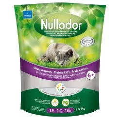 Nullodor Mature Cats Kattenbakvulling – Voordeelpakket: 3 X 1,5 Kg