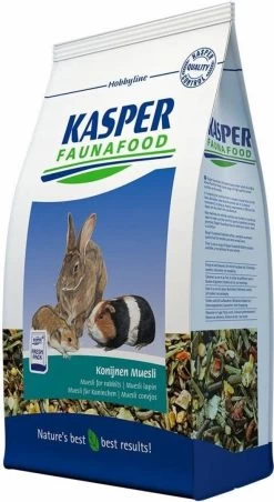 3x Kasper Faunafood Konijnen Muesli 2,5 Kg