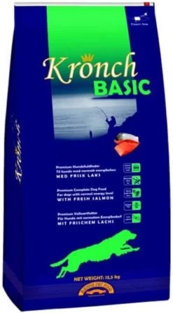Henne – Kronch Basic Premium Hondenvoer Adult – Hersluitbare Verpakking 5kg – Met Essentiële Omega-3 & Omega-6