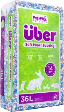 Petspick Uber Paper – Bodembedekking – Soft Bedding – 36LTR – 1ST