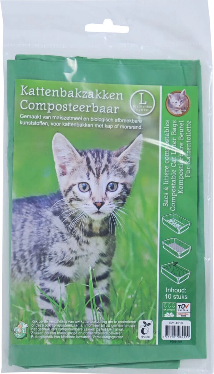 Boon Kattenbakzak Composteerbaar Large 10 Stuks