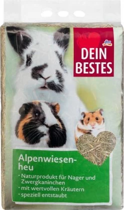 Dein Bestes Rechtvoer Voor Knaagdieren & Dwergkonijnen, Alpenweidehooi, 1 Kg