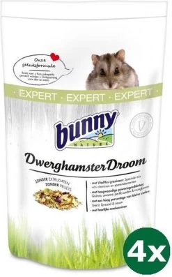 4×500 Gr Bunny Nature Dwerghamsterdroom Expert