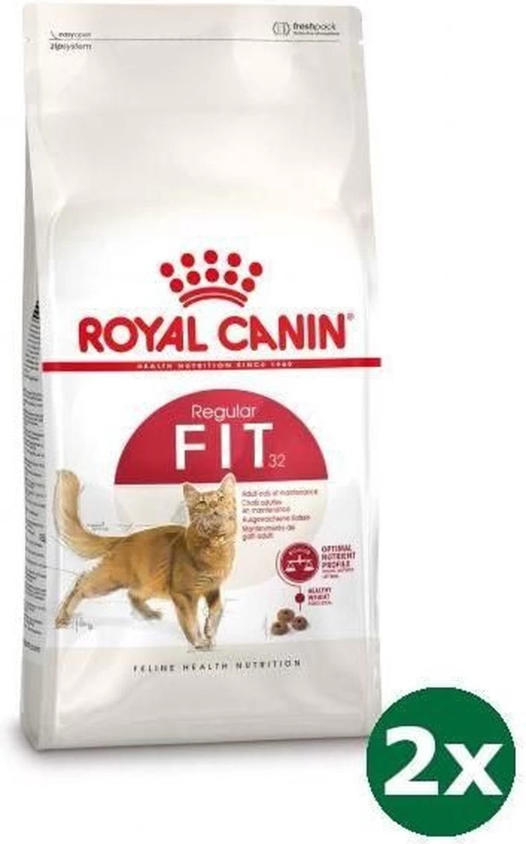Royal Canin Fit Kattenvoer 2x 400 Gr