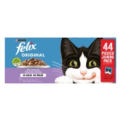 Felix Multibox Original Mix Selectie In Gelei – Kattenvoer – 44×85 G
