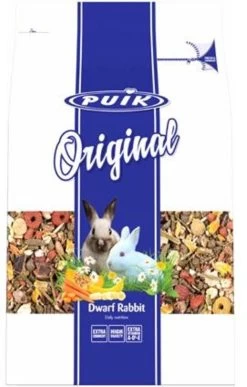 6x Puik Original Dwergkonijn 1,5 Kg