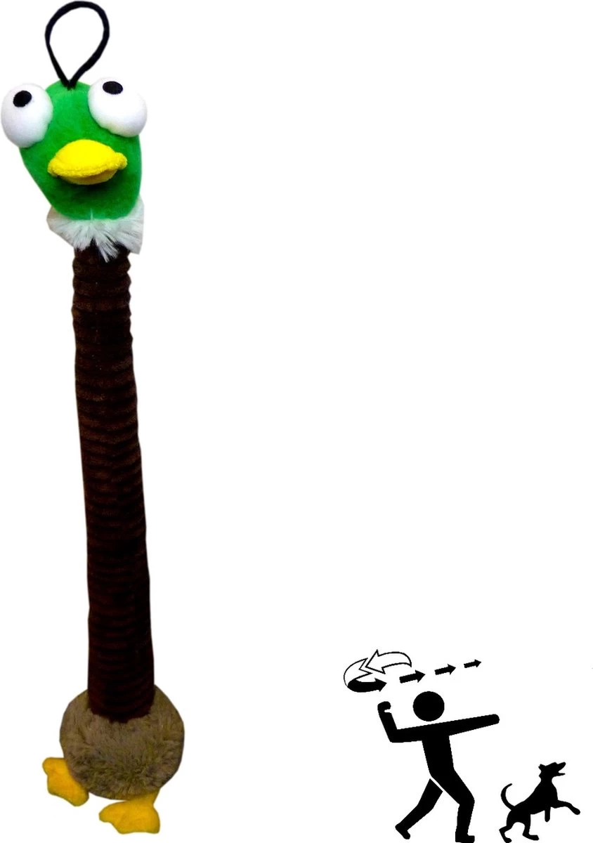 Pluche Wegwerp Vogel -hondenspeelgoed- Honden Knuffel