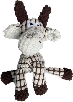 Honden Knuffel – Pluche Geit Met Piep – Voor Puppy – Pluche Knuffel – Puppyspeelgoed