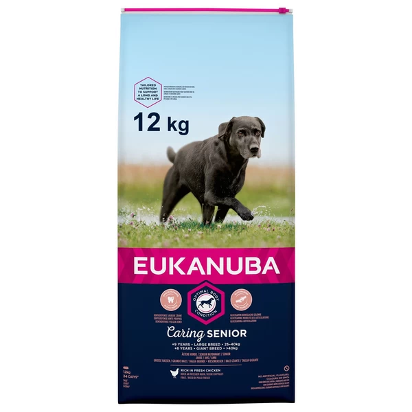 Eukanuba Caring Senior Large Breed Kip โ Hondenvoer โ 12 Kg