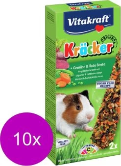 Vitakraft Cavia Kracker Groente 2 In 1 – 10 Stuks