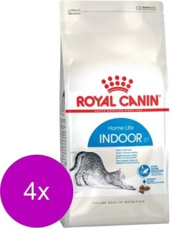 Royal Canin Fhn Indoor 27 – Kattenvoer – 4 X 4 Kg