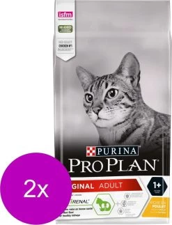 Pro Plan Cat Original Adult Kip – Kattenvoer – 2 X 1.5 Kg