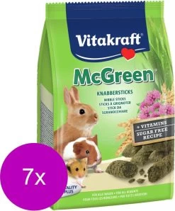 Vitakraft Knaagdier Greenies – Konijnensnack – 7 X 50 G
