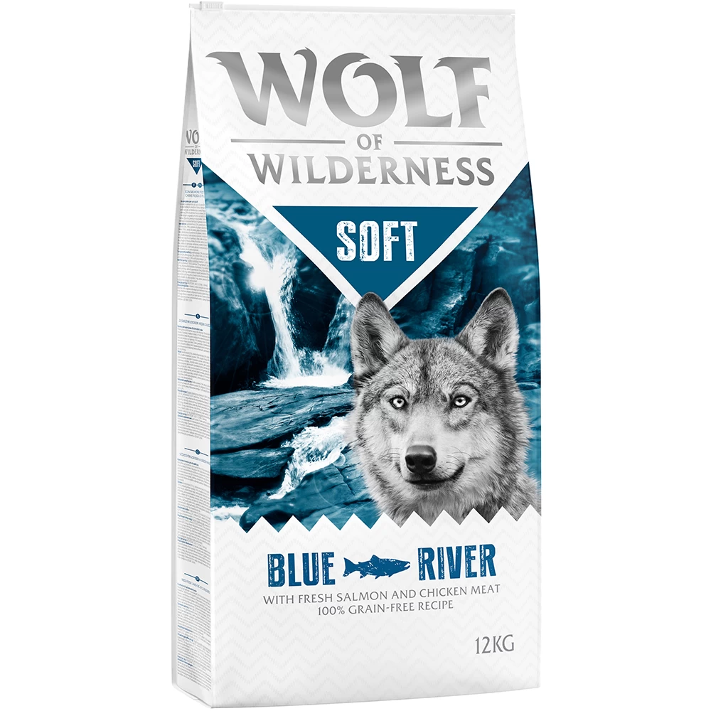 12kg ‘Soft Blue River’ Zalm Wolf Of Wilderness Hondenvoer